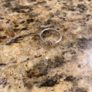 James Avery Initial Ring (D)